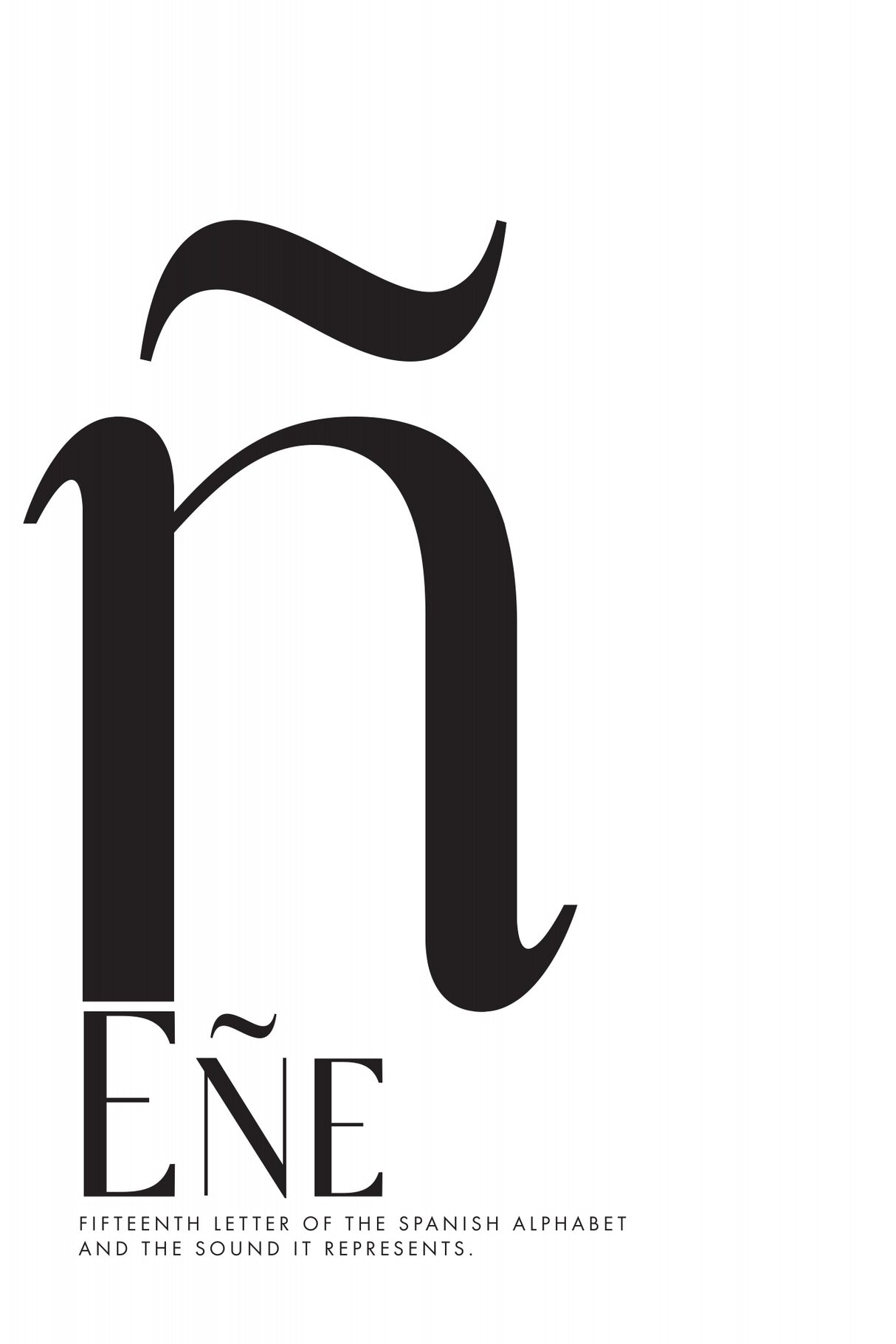 The eñe Poster och Canvastavla