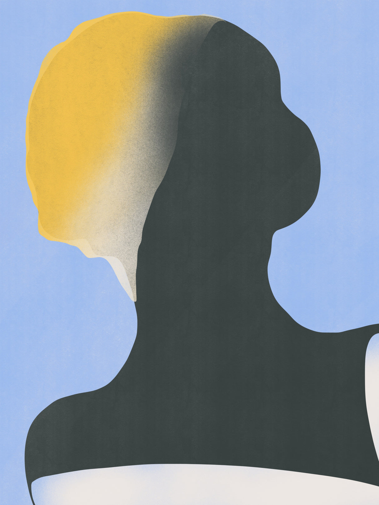 Yellow Highlight Poster och Canvastavla