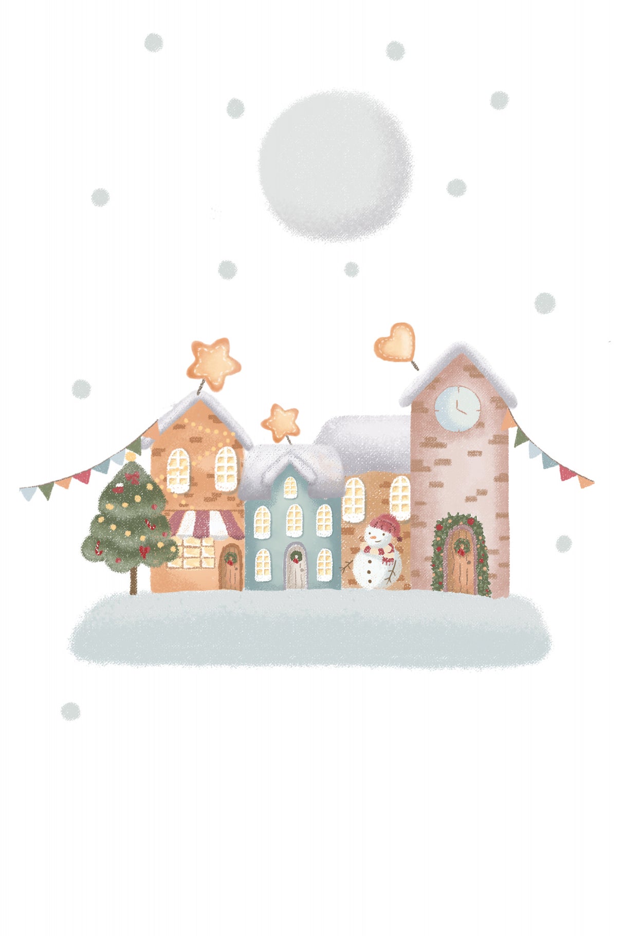 Vintage Winter Poster och Canvastavla