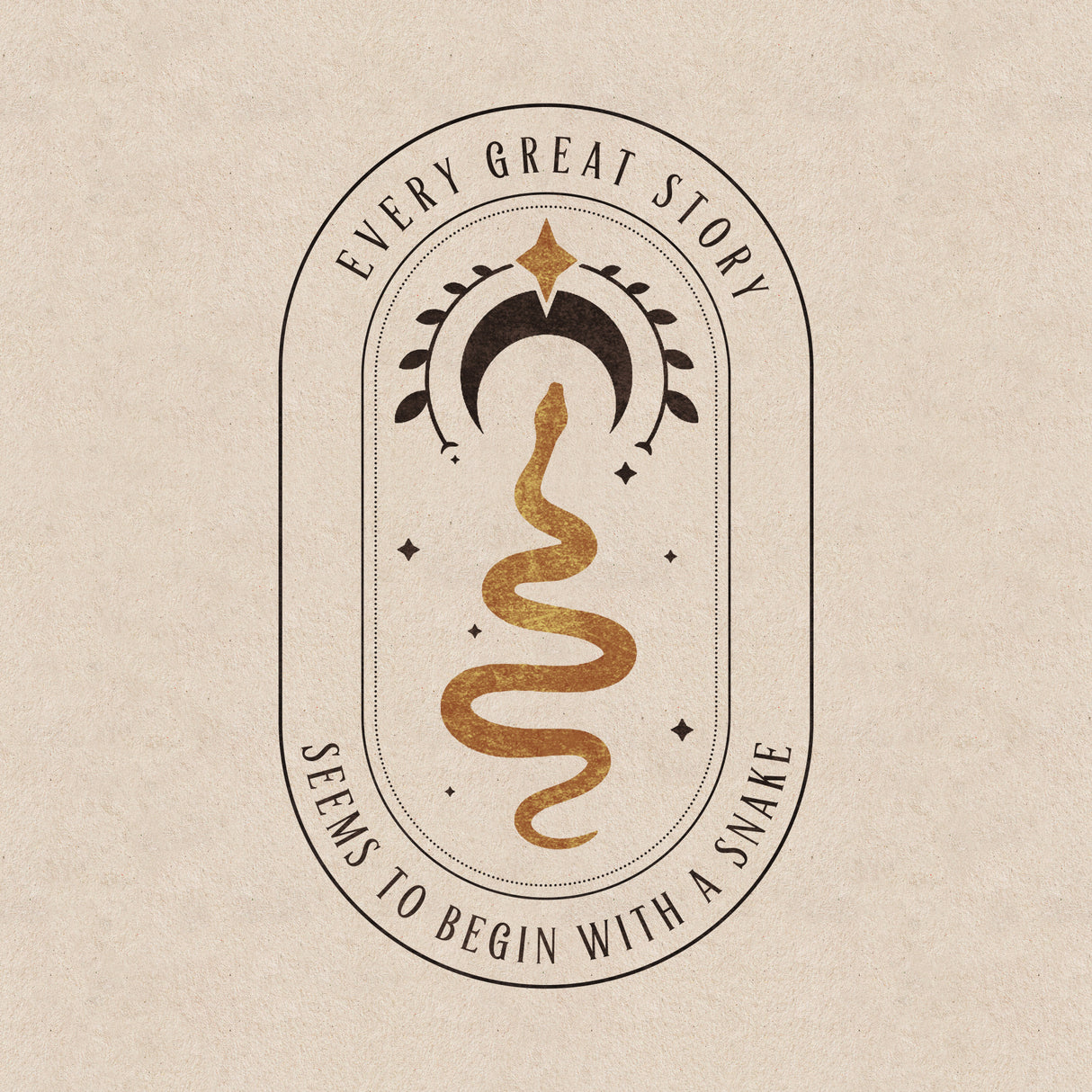 Begin Snake Poster och Canvastavla