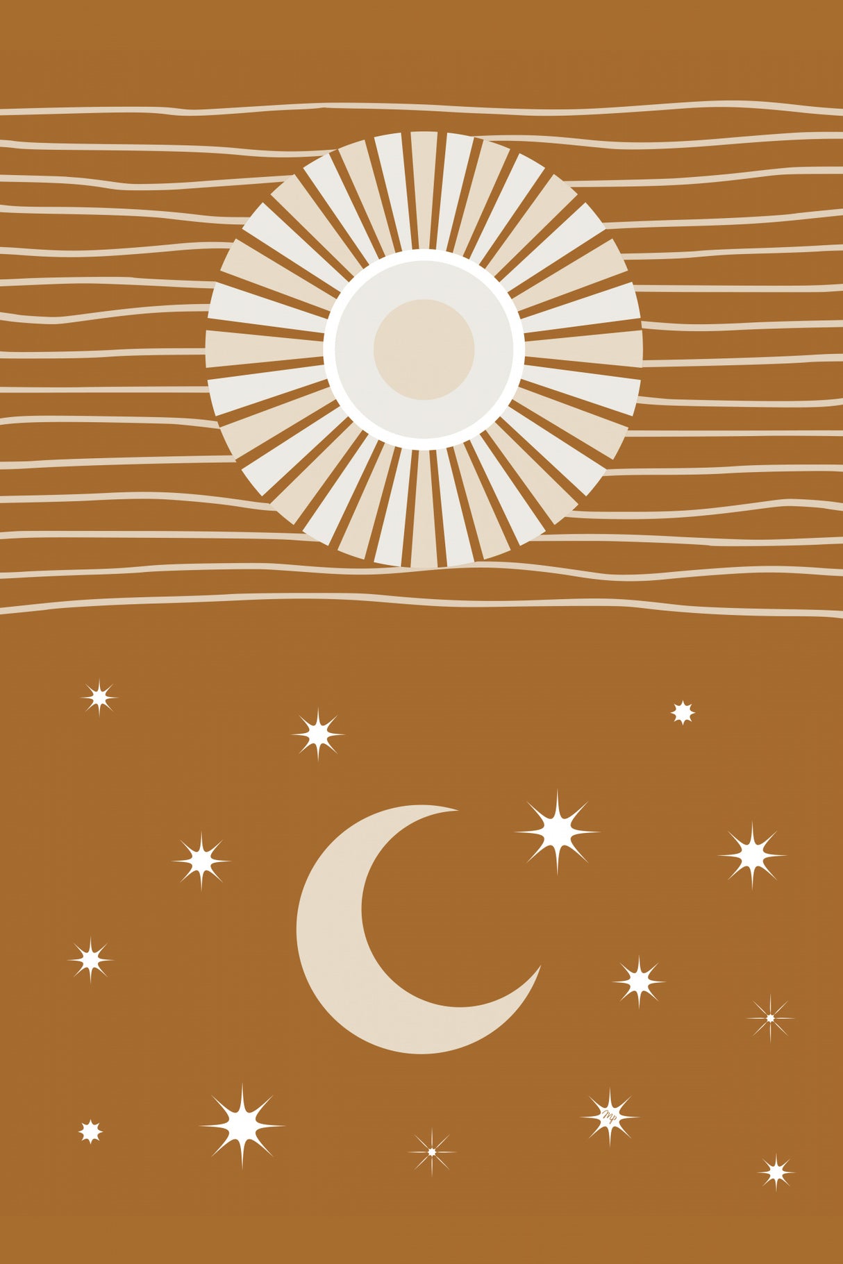 Day and Night Poster och Canvastavla