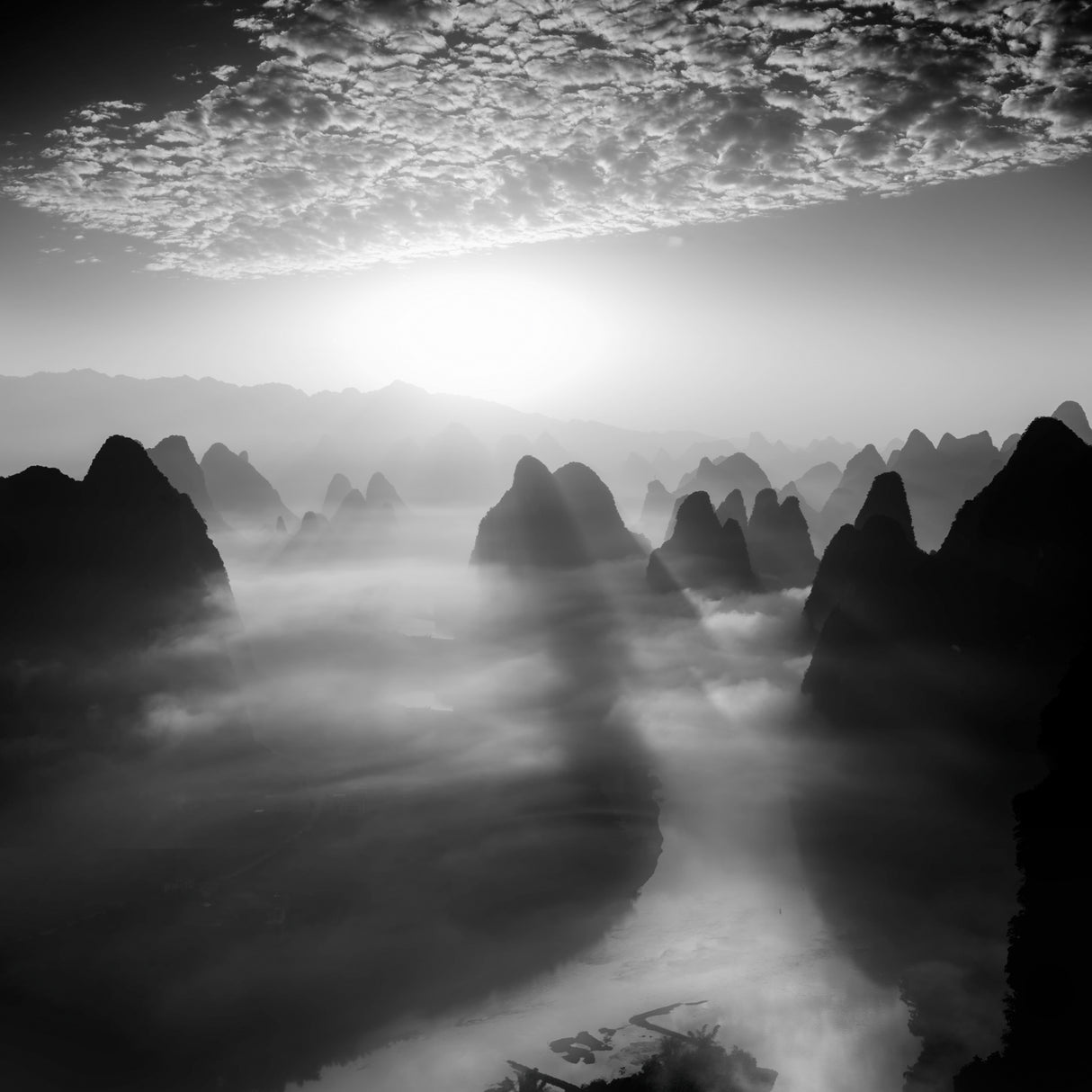 Xianggongshan Hill Poster och Canvastavla