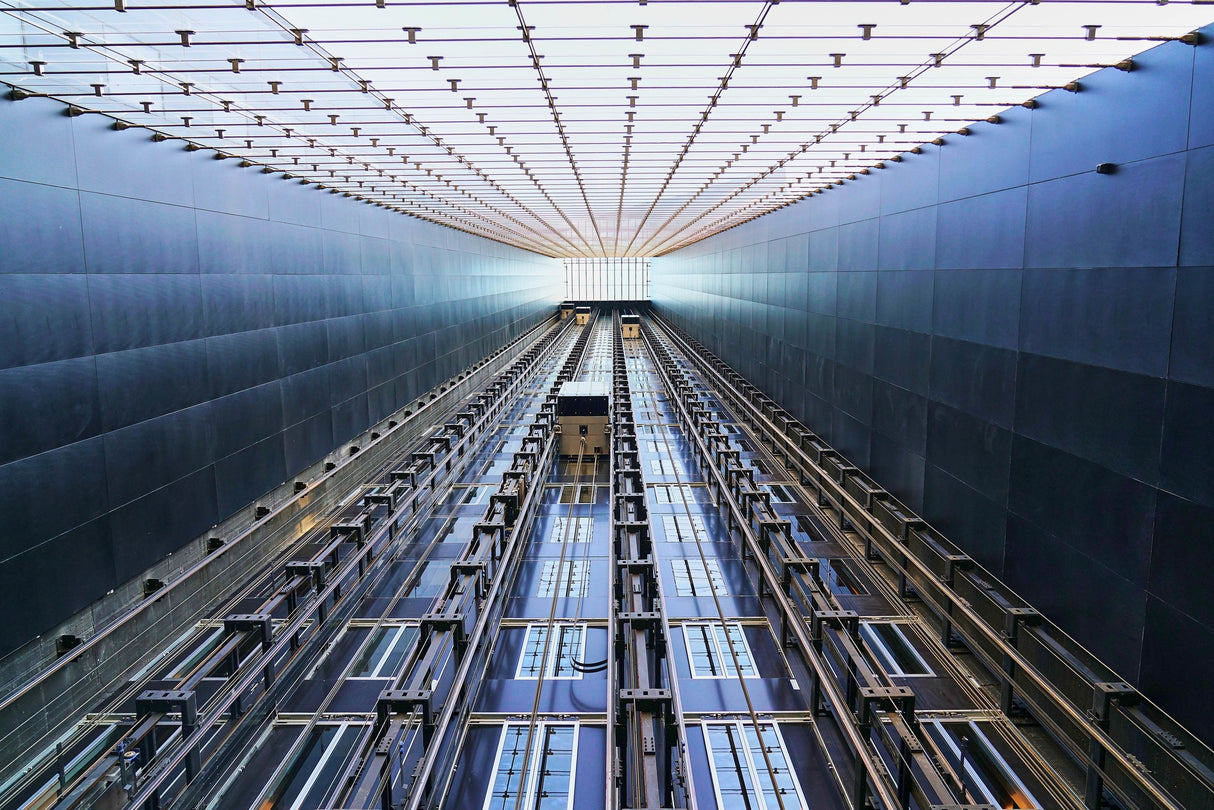 skyscraper elevators Poster och Canvastavla