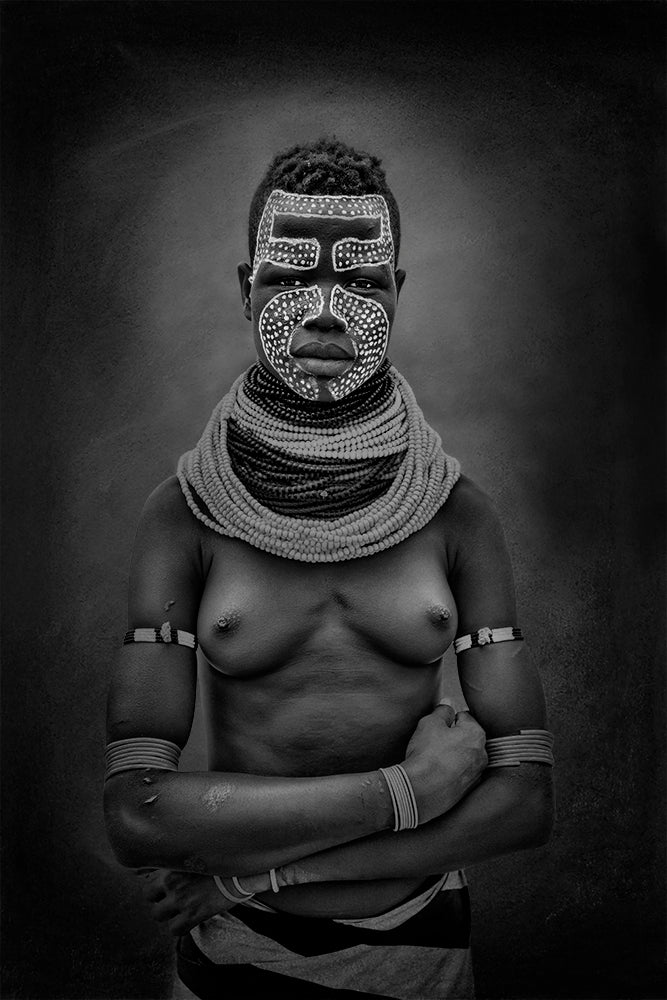 Girl from Karo tribe Poster och Canvastavla