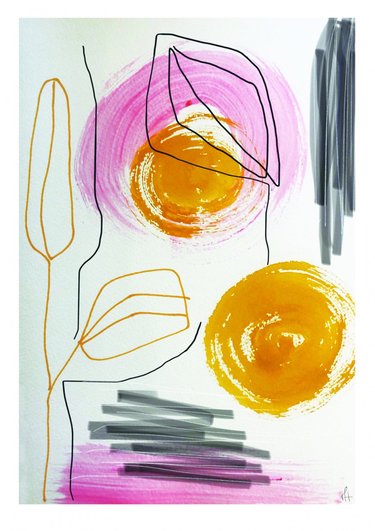 Abstract In Colour Poster och Canvastavla