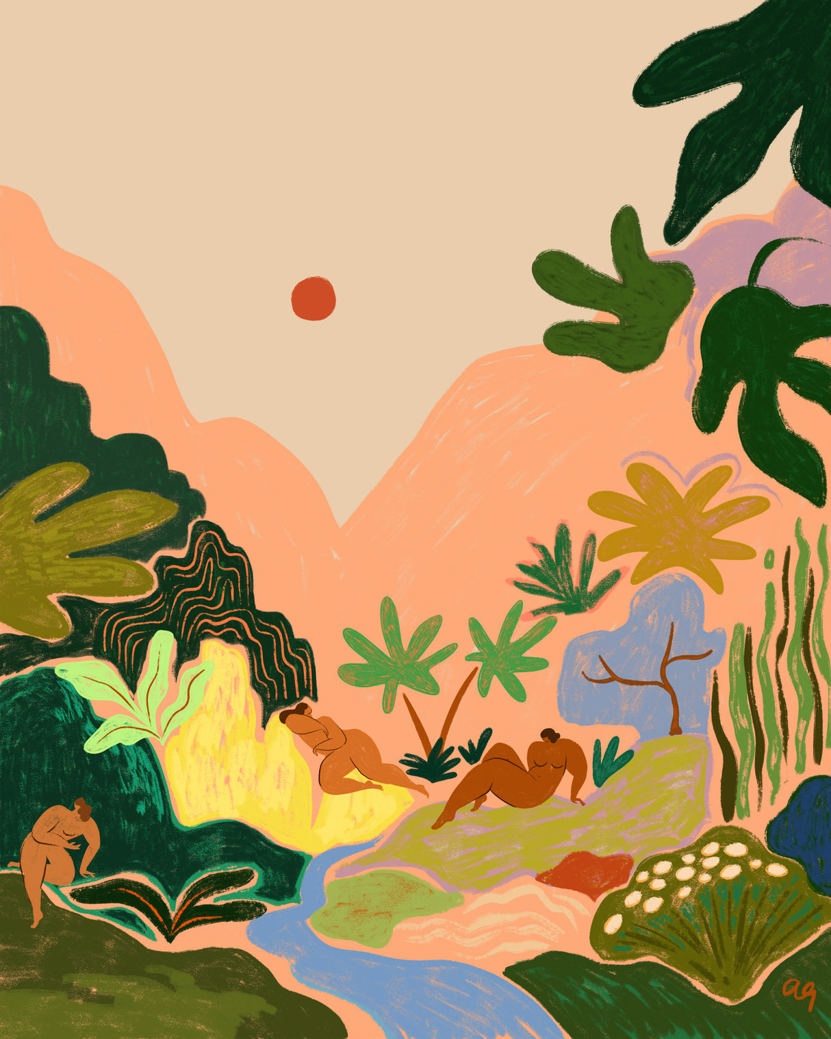 Lost In Paradise No2 Poster och Canvastavla