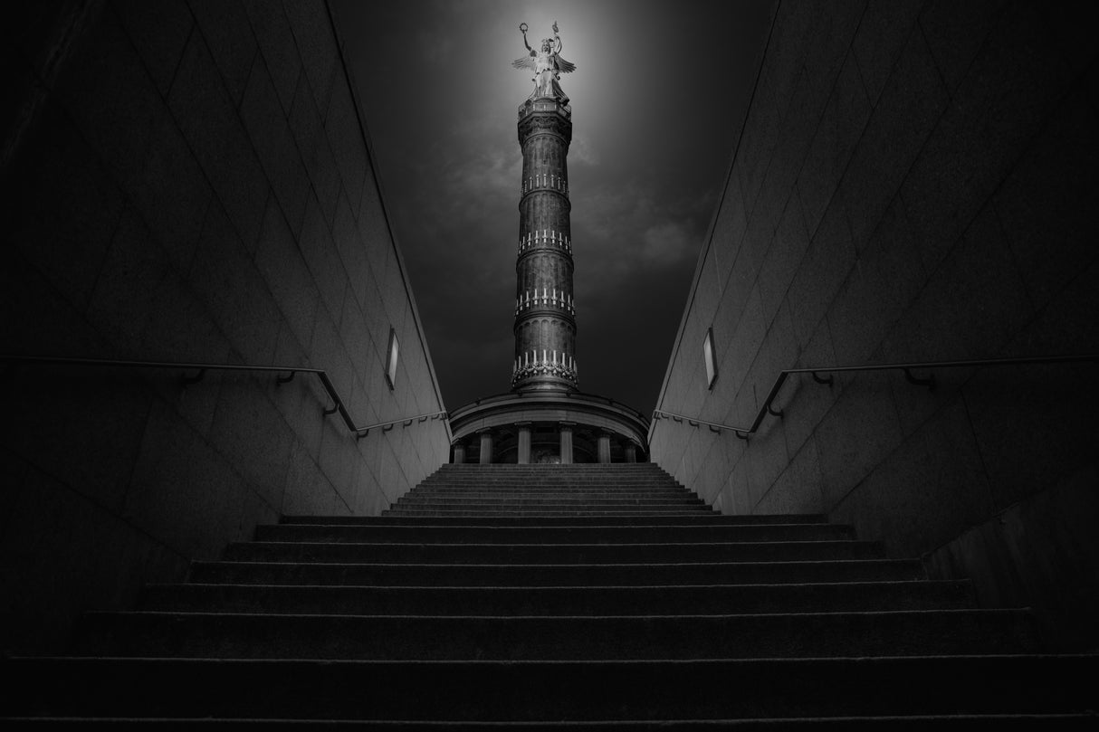 Siegessäule Berlin Germany Poster och Canvastavla