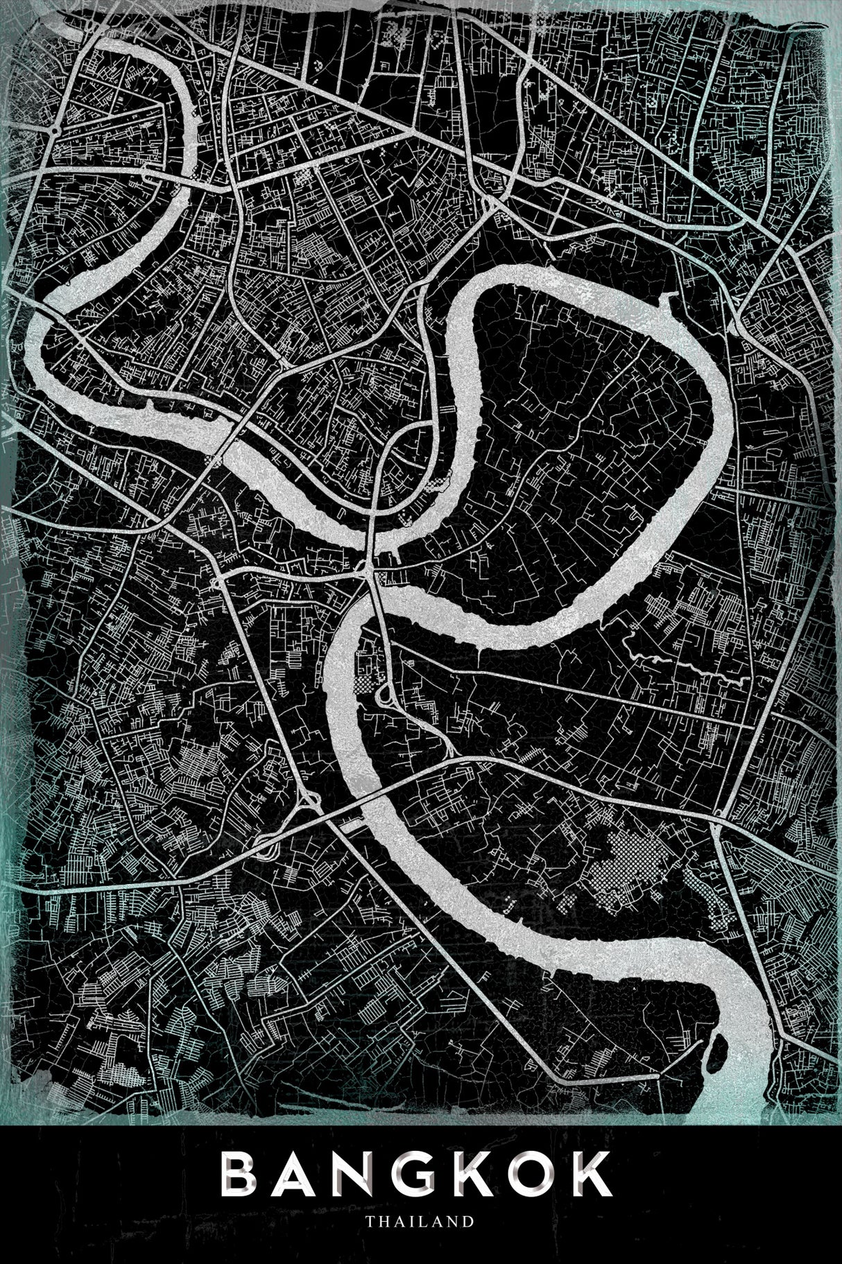 BANGKOK Poster och Canvastavla