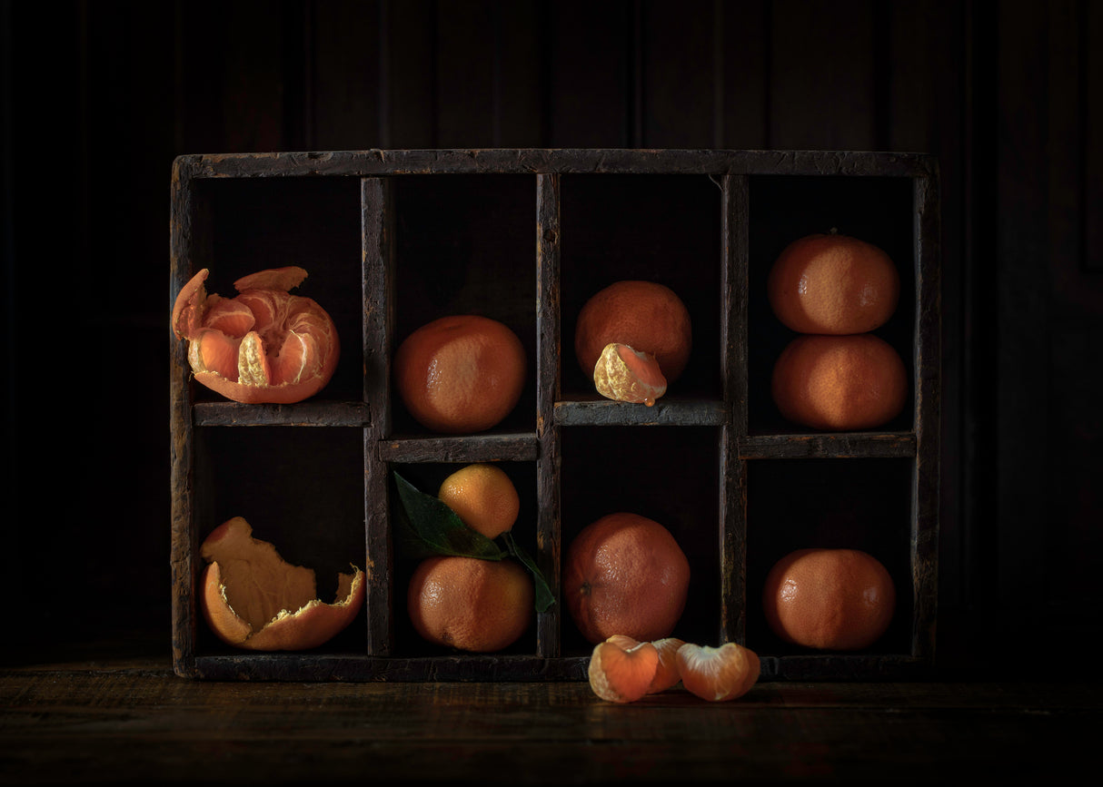 Still Life with Oranges Poster och Canvastavla