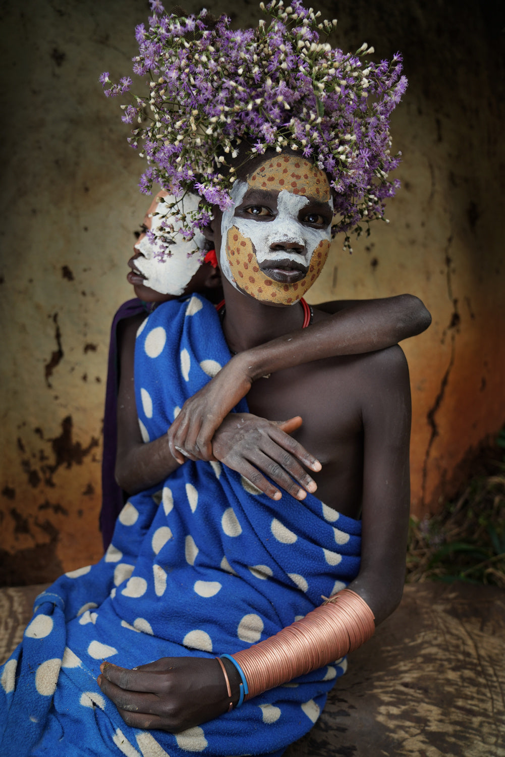 Ethiopian Suri tribes Poster och Canvastavla