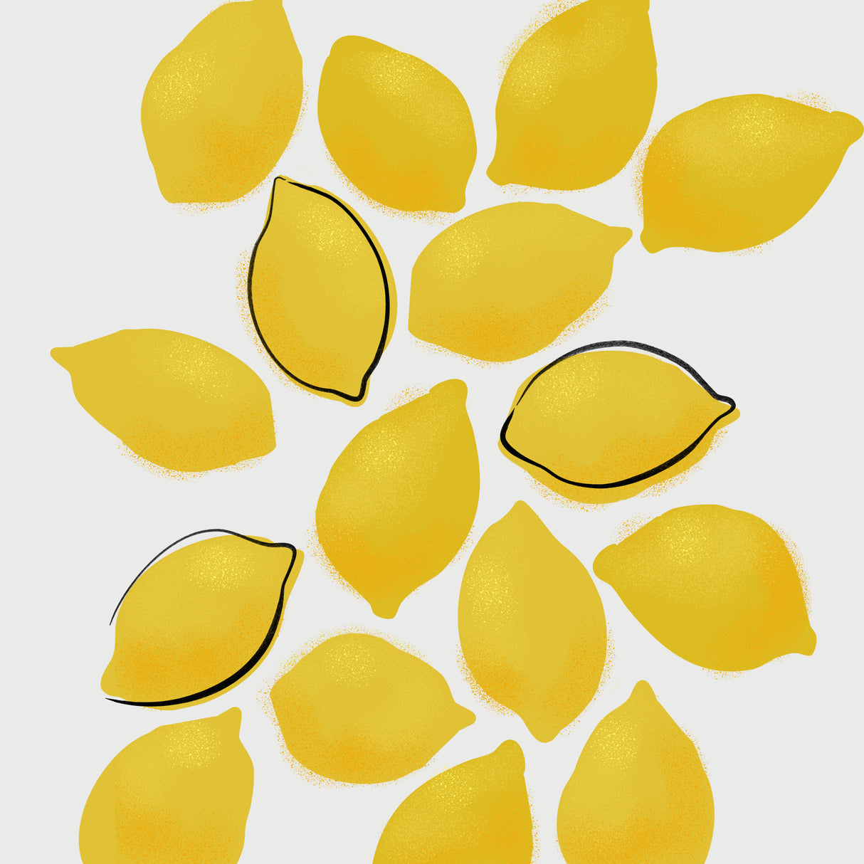 Lemons Poster och Canvastavla