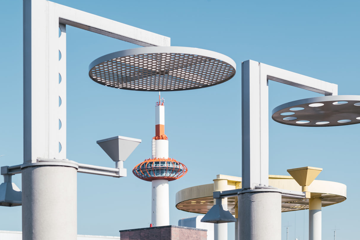 Futuristic Engineering Form Poster och Canvastavla