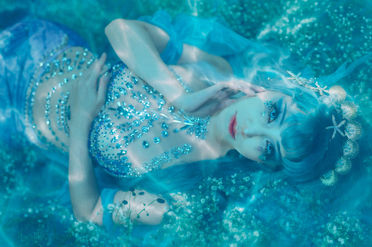A blue mermaid Poster och Canvastavla