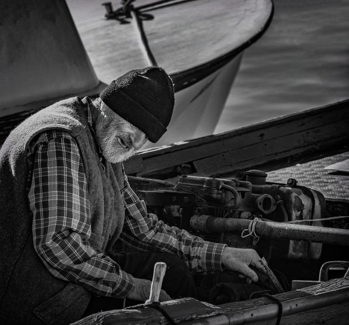 Fisherman Poster och Canvastavla