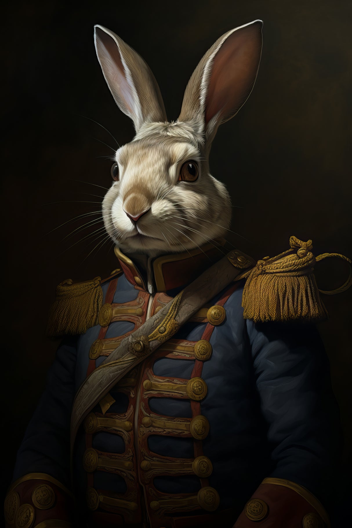 Rabbit In Costume 1 Poster och Canvastavla