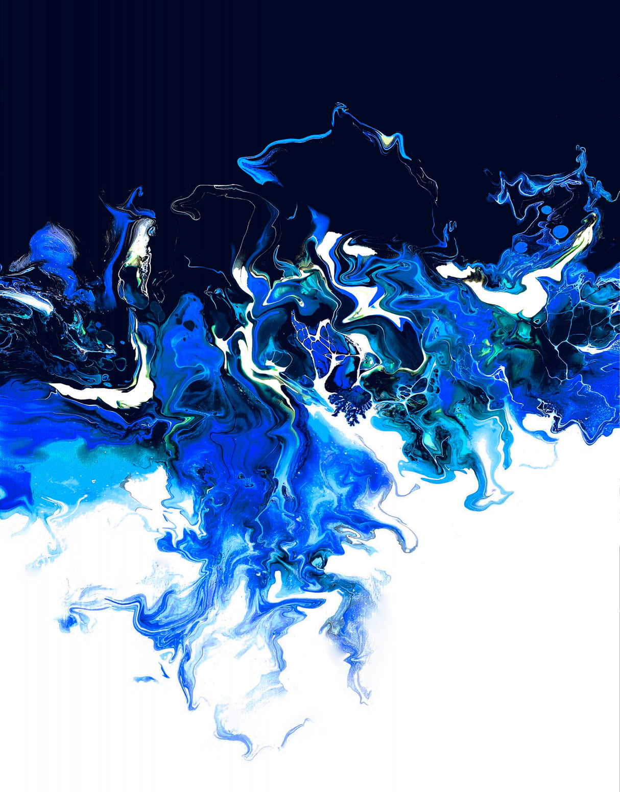 Colorful Wave 2 Poster och Canvastavla