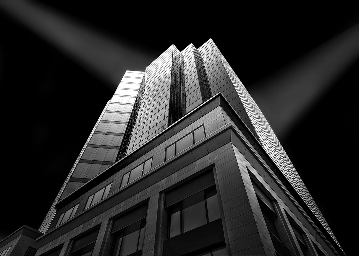 Downtown building Poster och Canvastavla