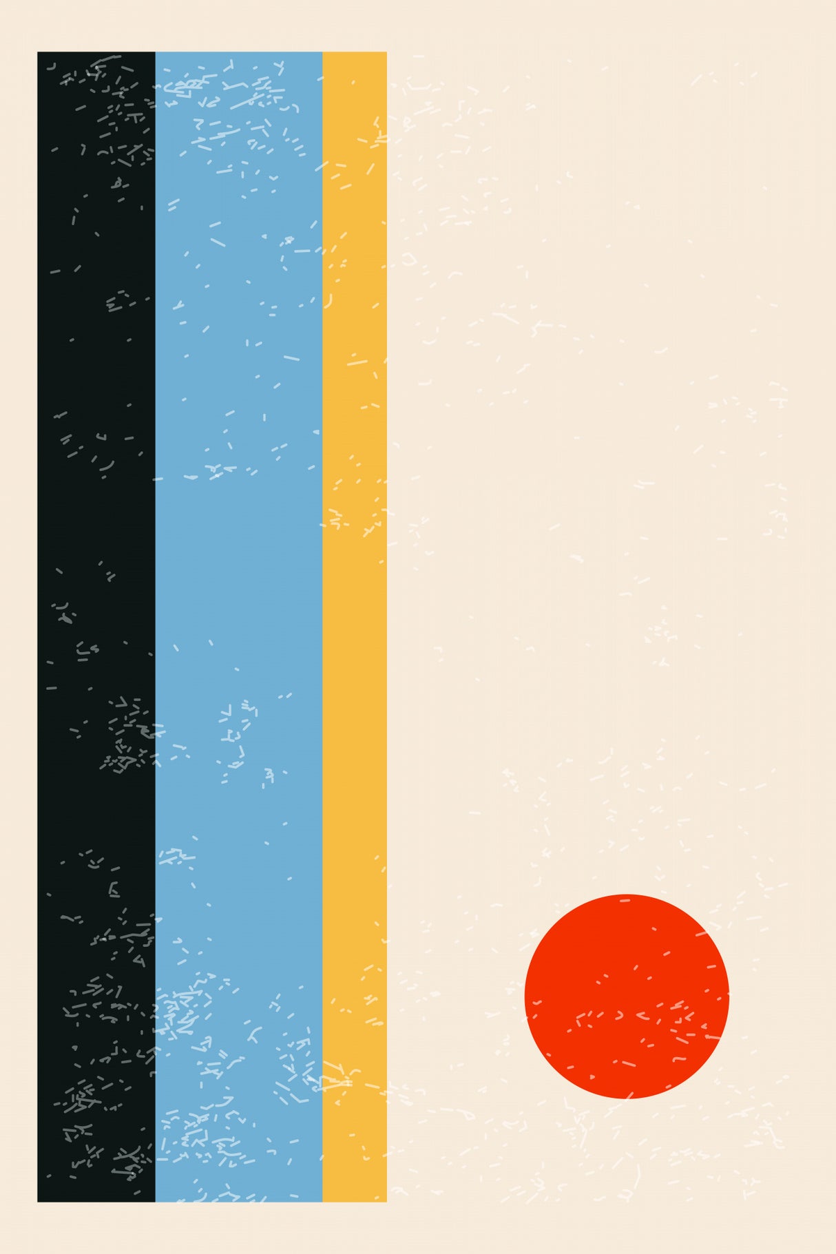 Minimal Abstract Shapes Series #20 Poster och Canvastavla
