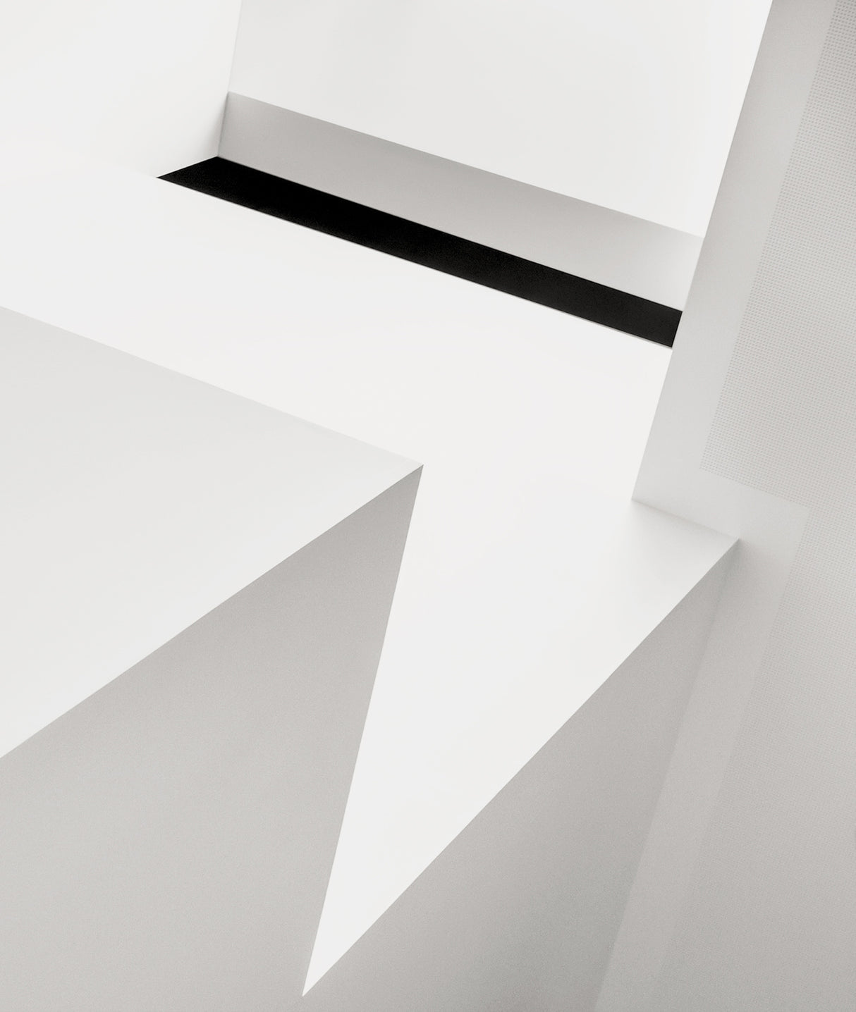 white shapes Poster och Canvastavla