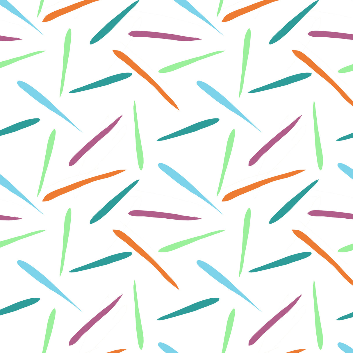 Falling Lines Multicolor Geometric Poster och Canvastavla