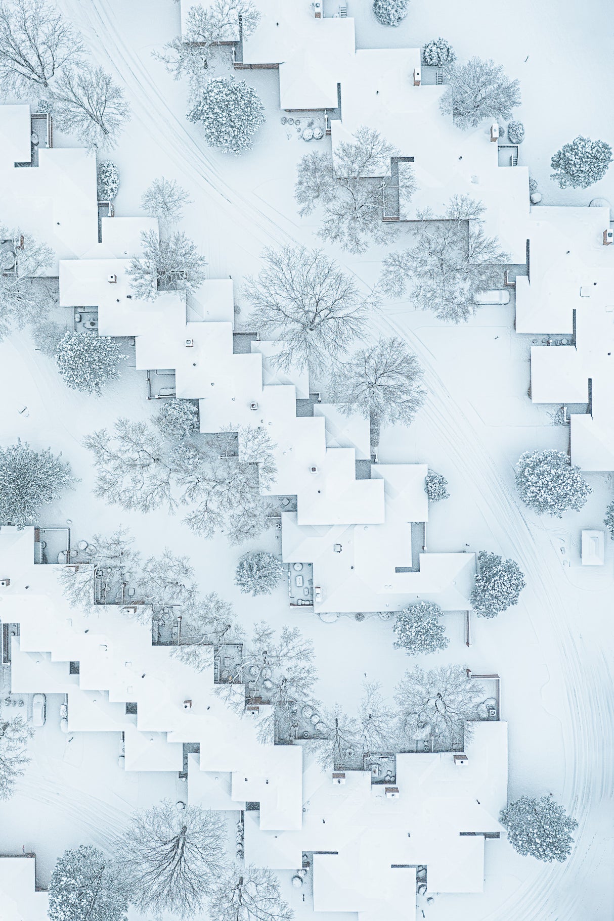 Pattern of Roofs Poster och Canvastavla
