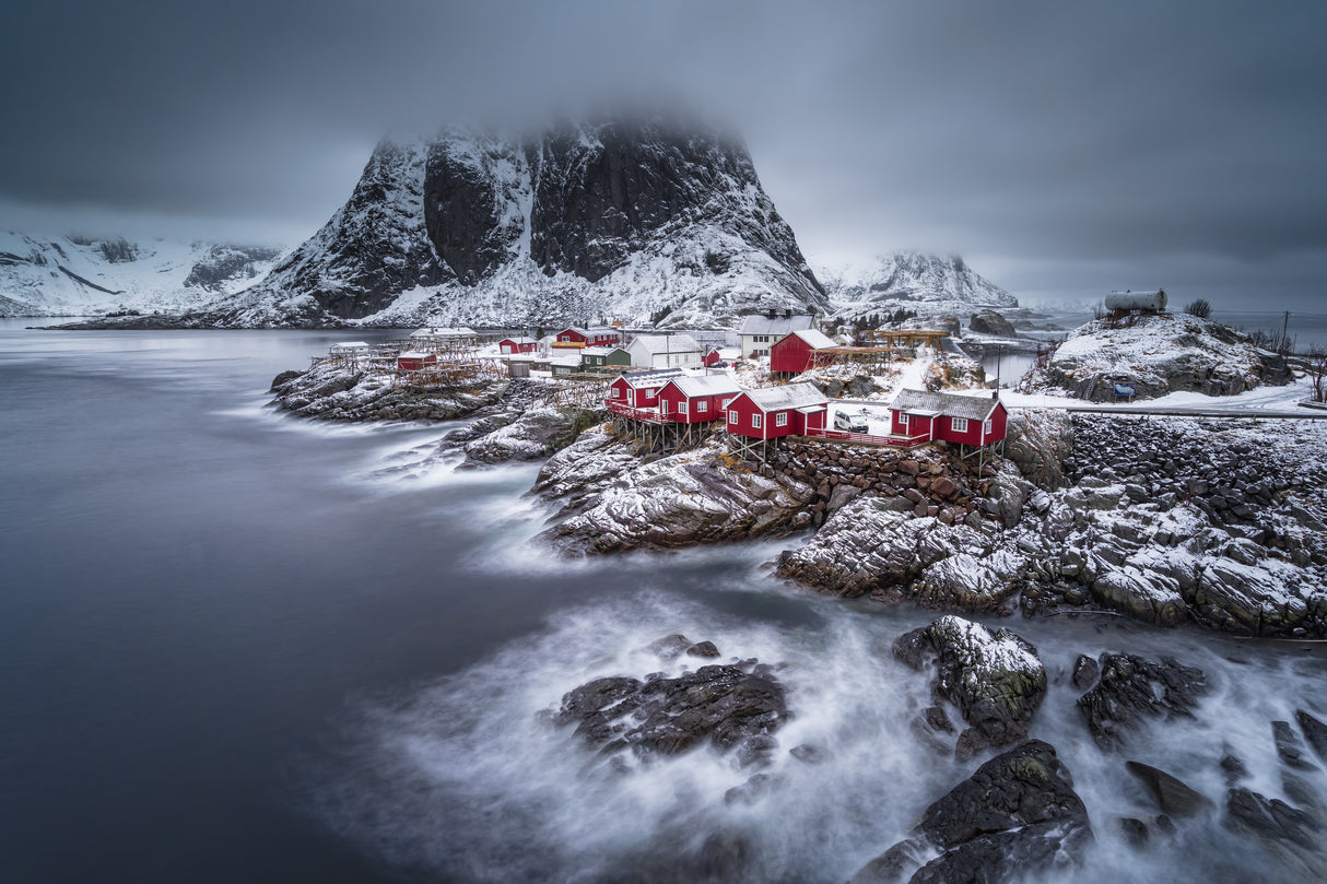 winter Lofoten islands Poster och Canvastavla