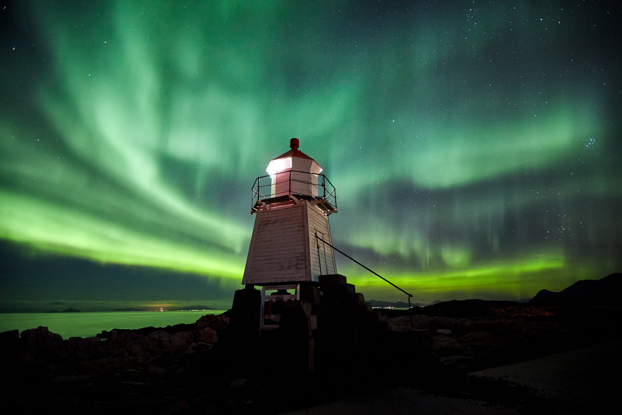 Northen Lighthouse Poster och Canvastavla