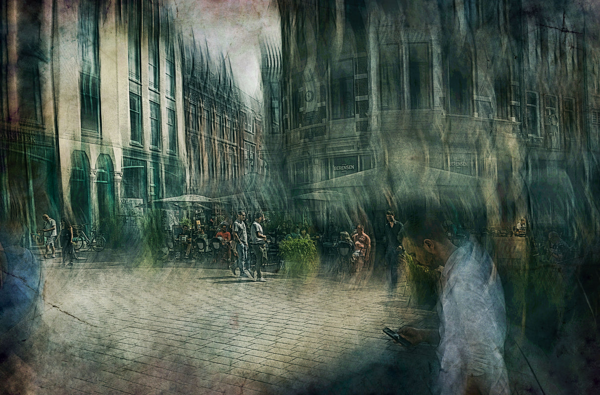 In the streets of Arnhem, the Netherlands Poster och Canvastavla