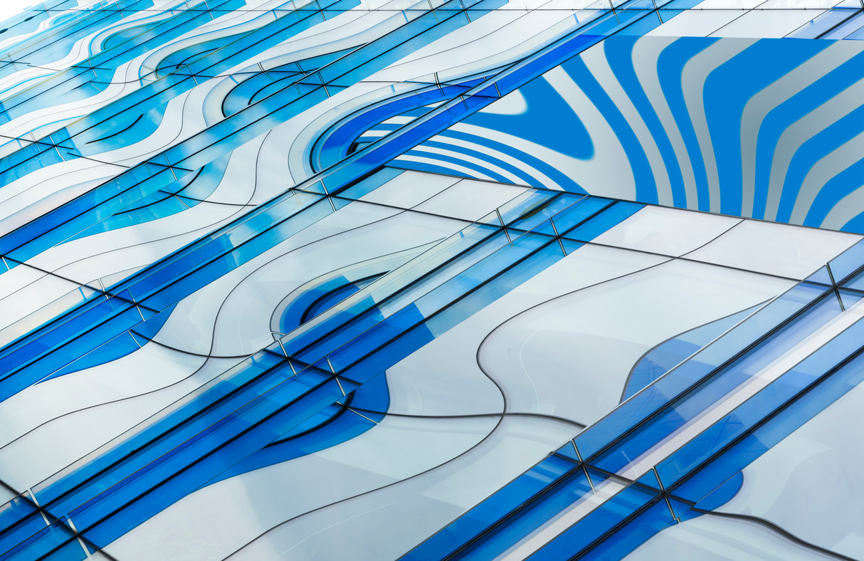 Blue with a twist Poster och Canvastavla