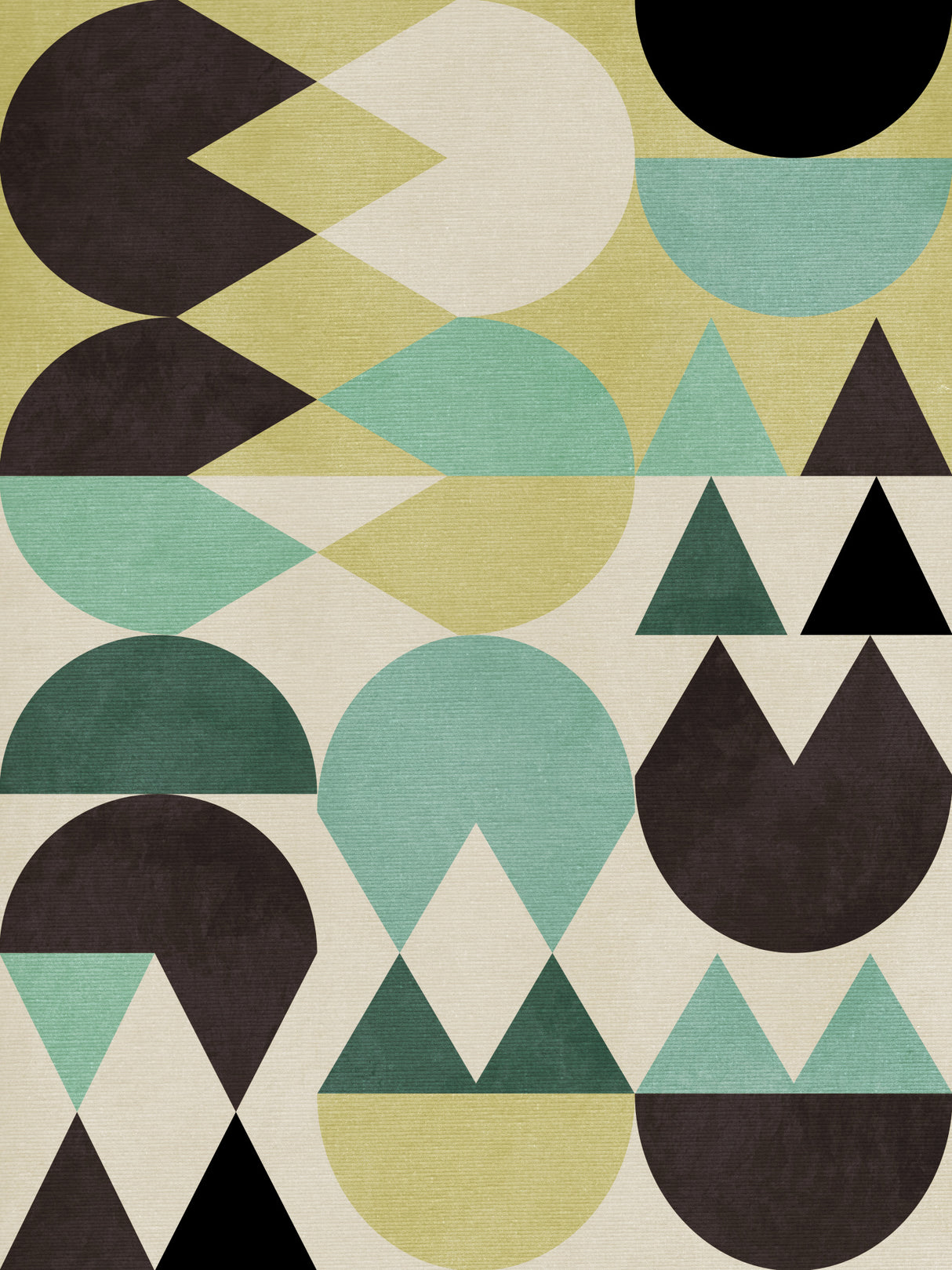 Rainbow Plus Shapes6 Poster och Canvastavla