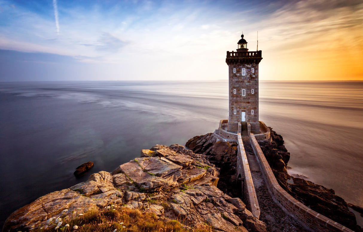 Phare de Kermorvan II Poster och Canvastavla