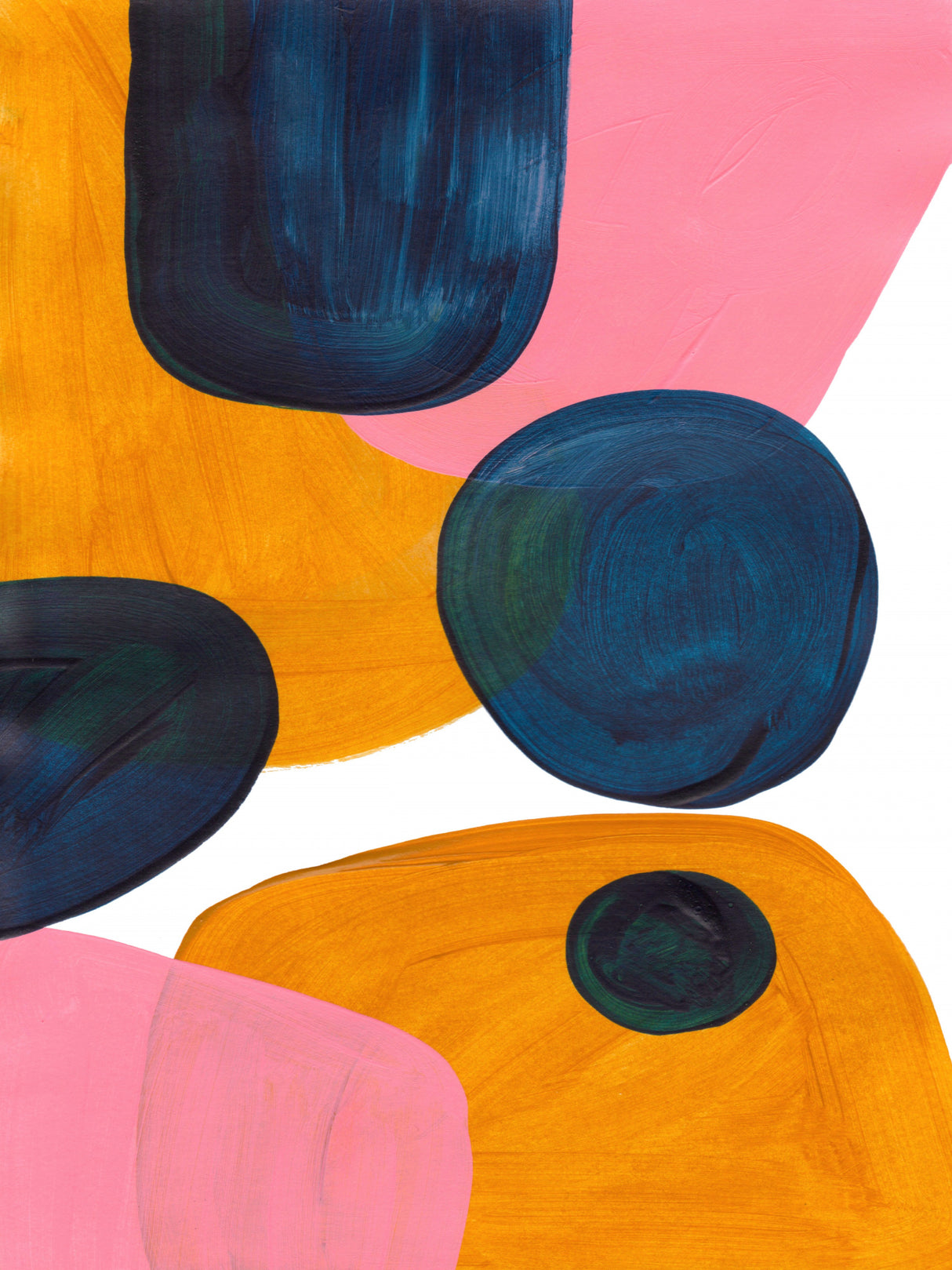 Pink Rollie Pollie Poster och Canvastavla