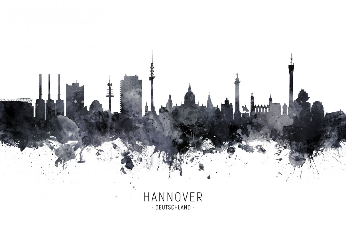 Hannover Germany Skyline Poster och Canvastavla