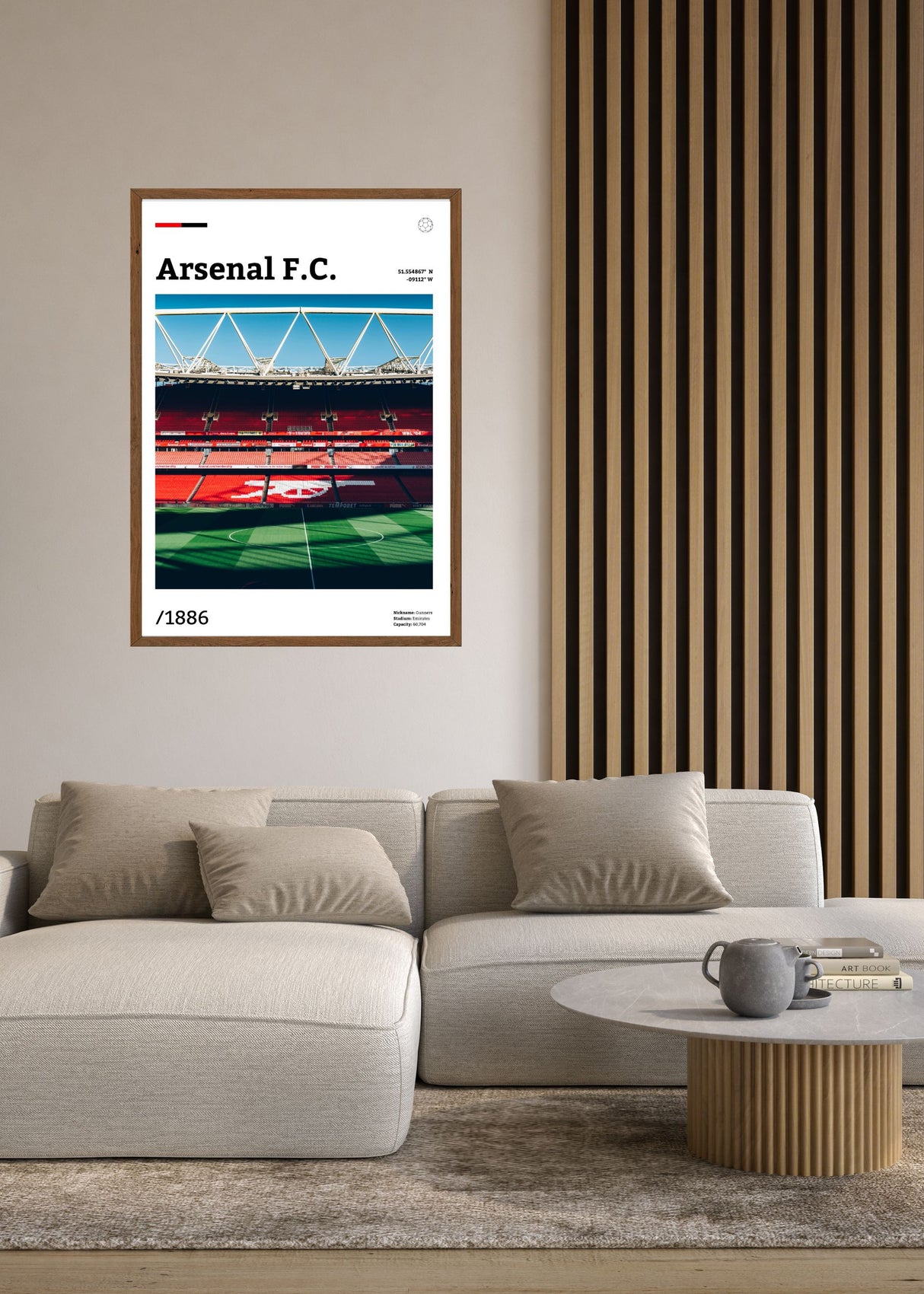 Arsenal Emirates stadium poster
