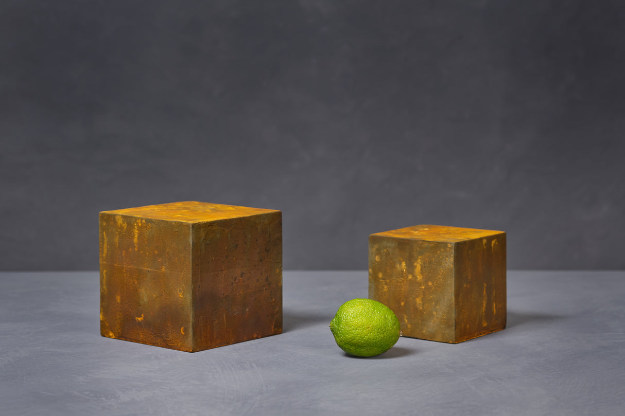 Rusted cubes Poster och Canvastavla