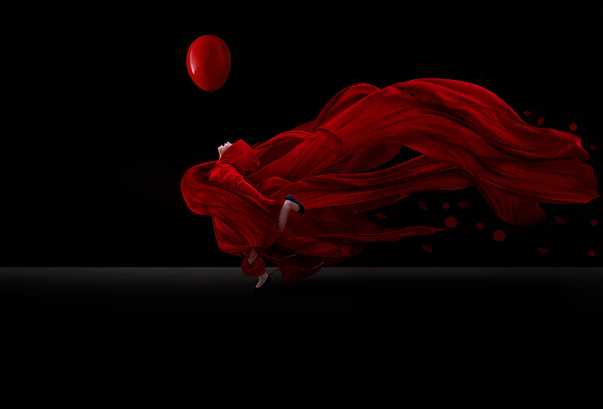 Dancing with the balloon Poster och Canvastavla