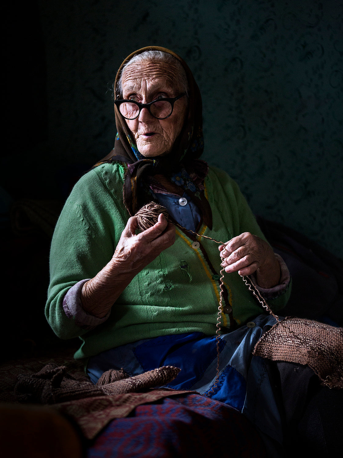 A Portrait of an Old Lady Poster och Canvastavla