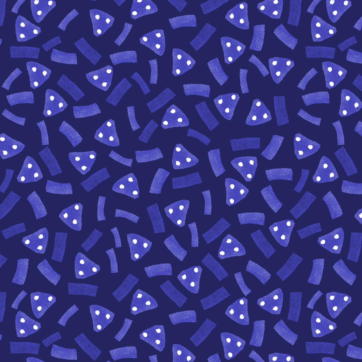 Geometric Marks Navy Blue On Navy Poster och Canvastavla