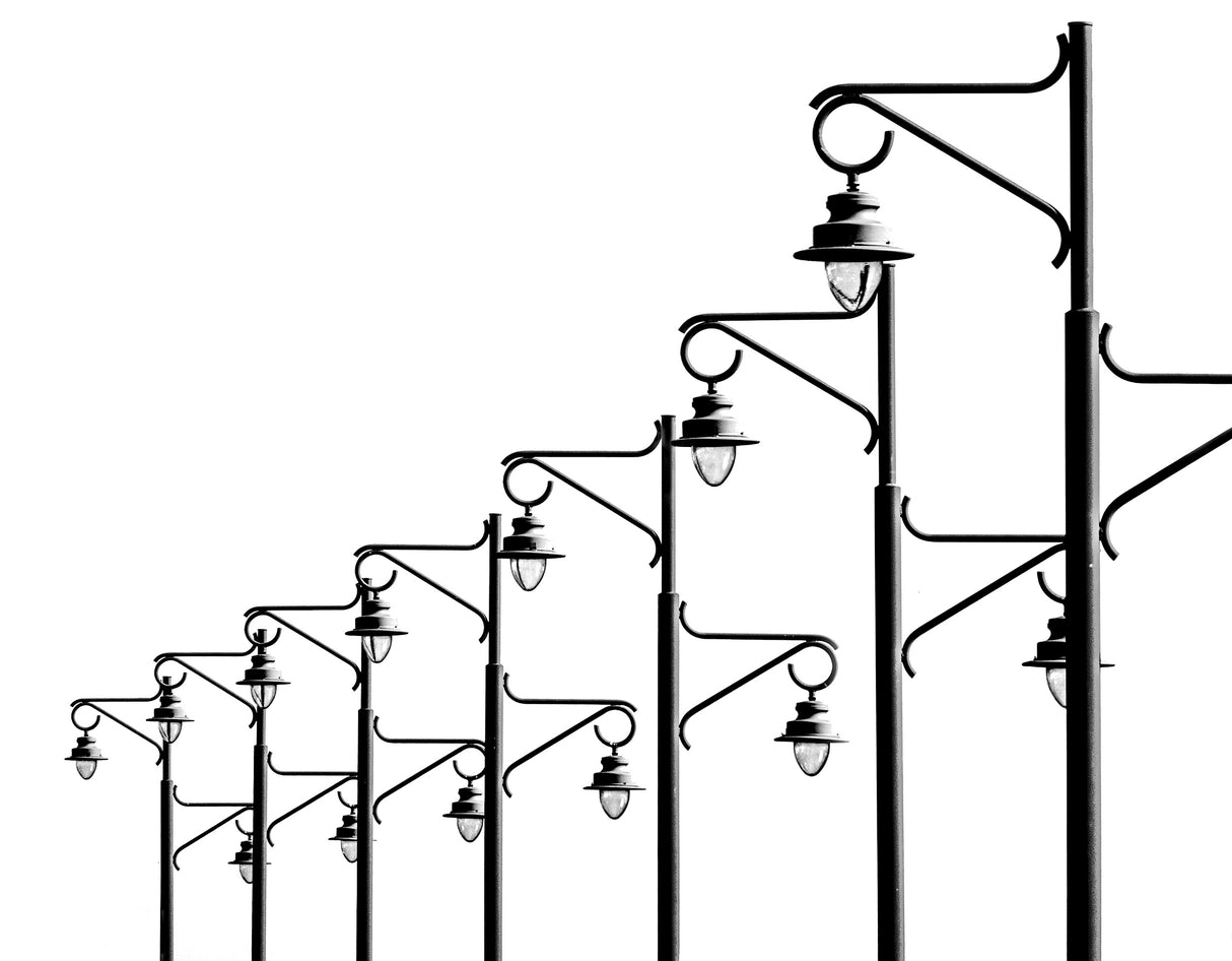 Lampposts Poster och Canvastavla