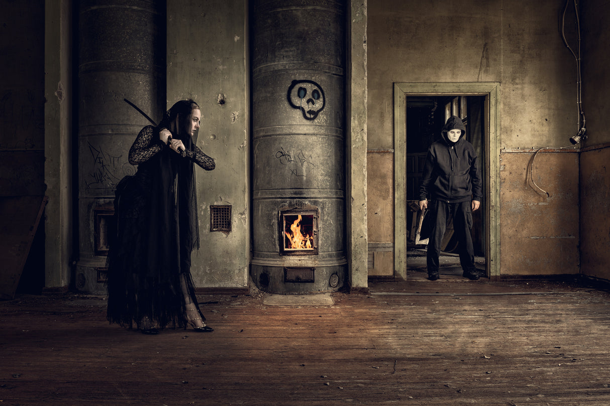 Stranger in the Doorway Poster och Canvastavla