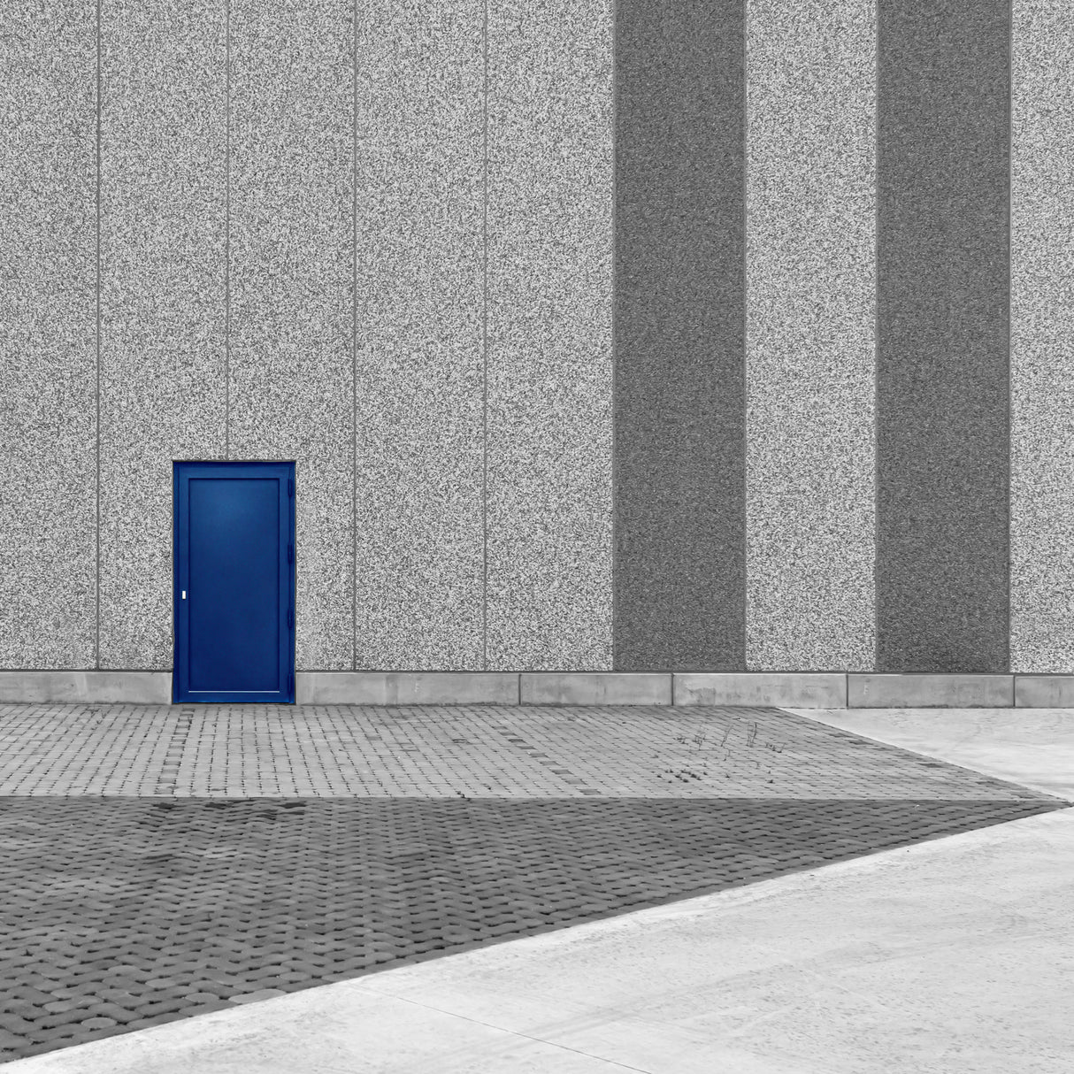 Blue door Poster och Canvastavla