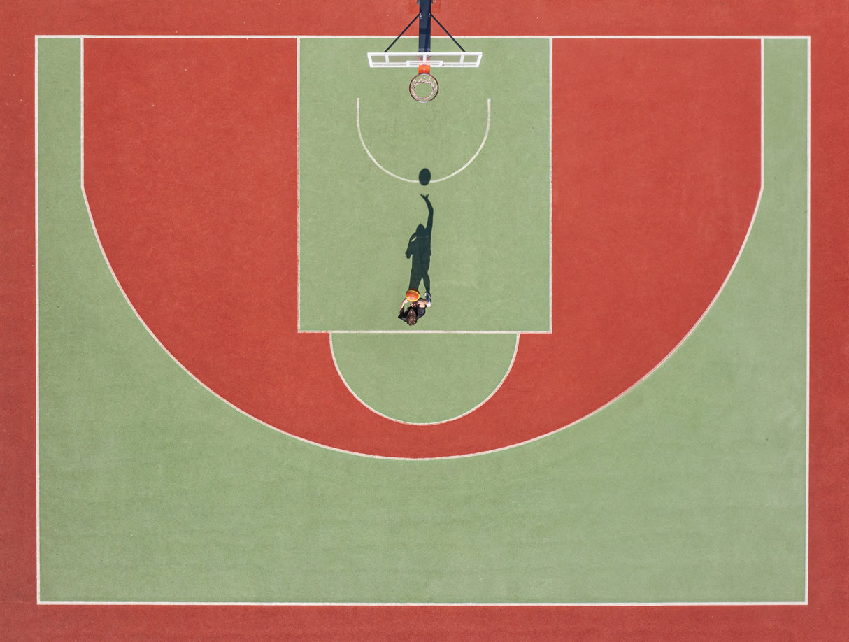 Shadow basketball Poster och Canvastavla