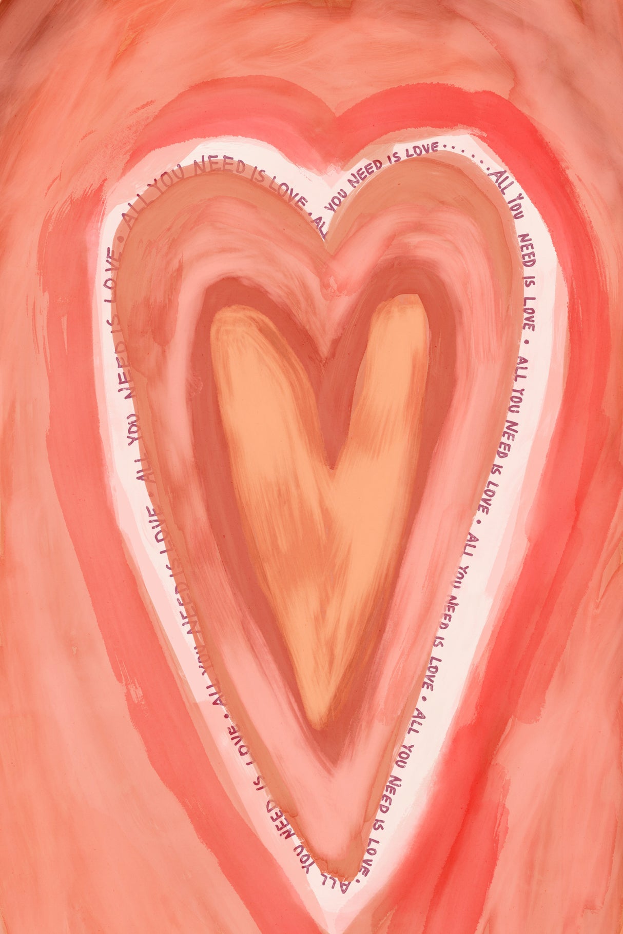 All You Need Is Love Poster och Canvastavla