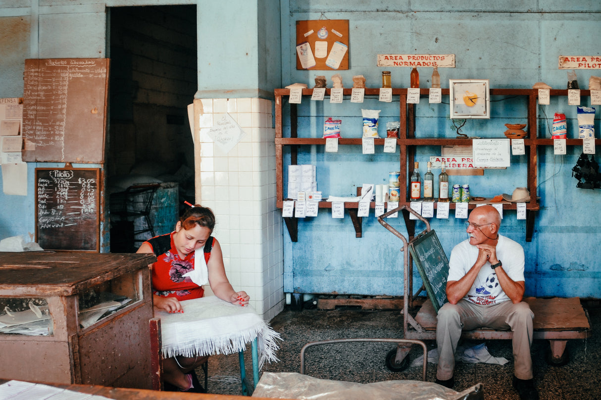 Tienda cubana Poster och Canvastavla