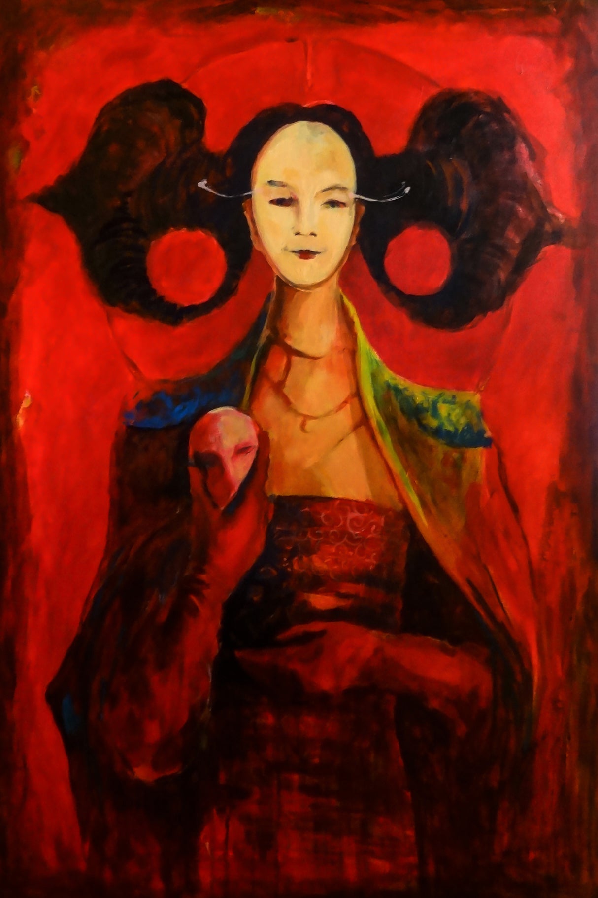 Alter Ego Oil Painting Poster och Canvastavla