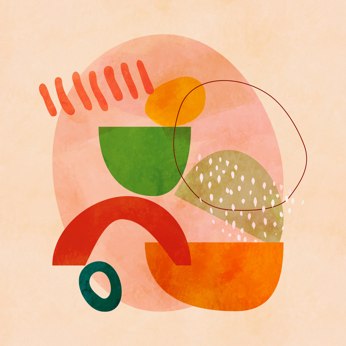 Shapes Play3 Kopie Poster och Canvastavla