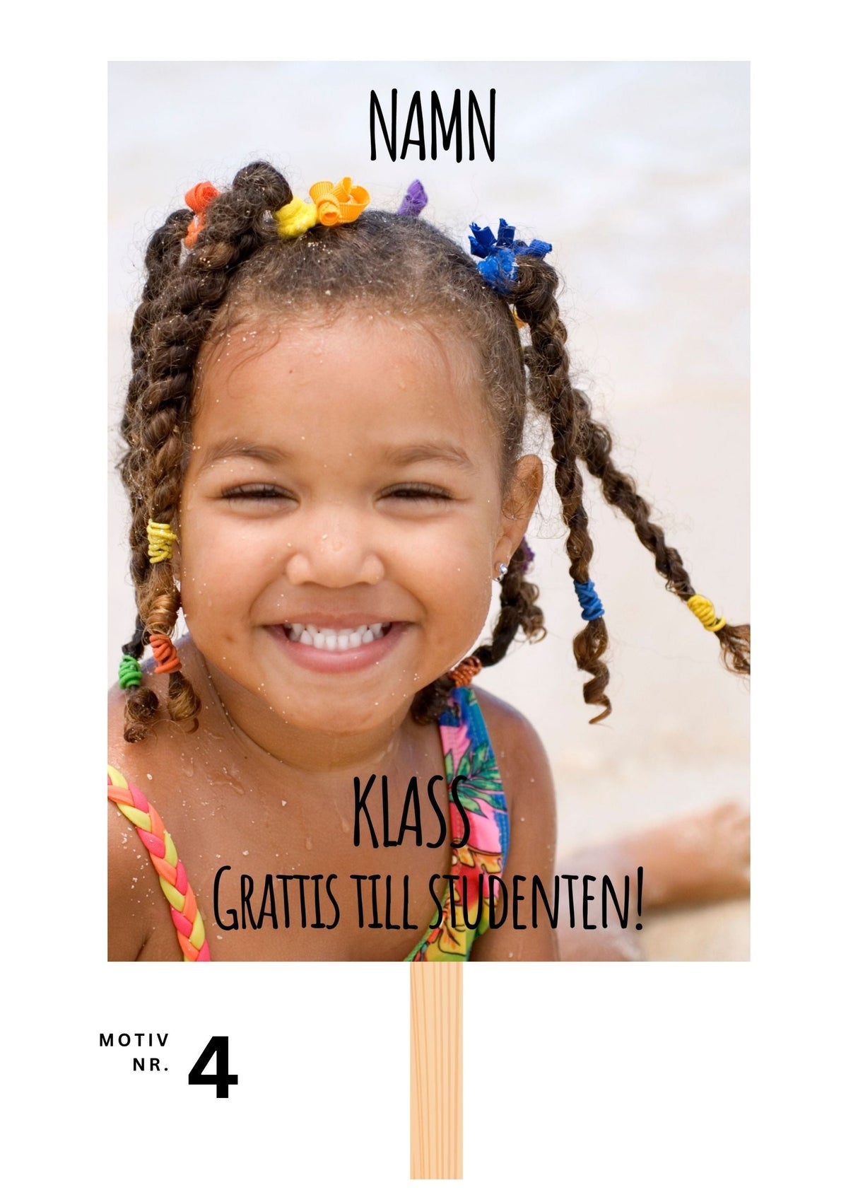 Studentskylt och studentplakat i Kungsbacka