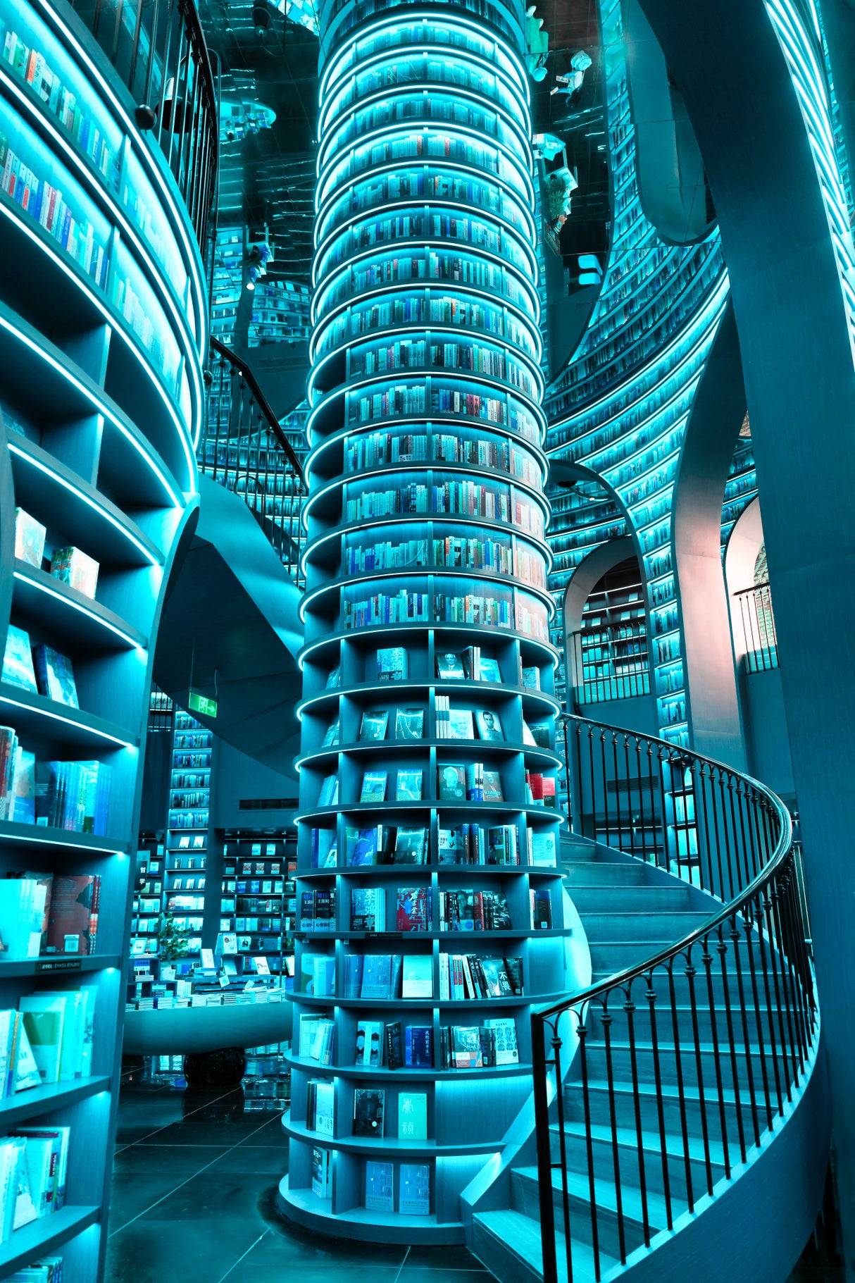 Bookstore (Zhongshu Ge, China) Poster och Canvastavla