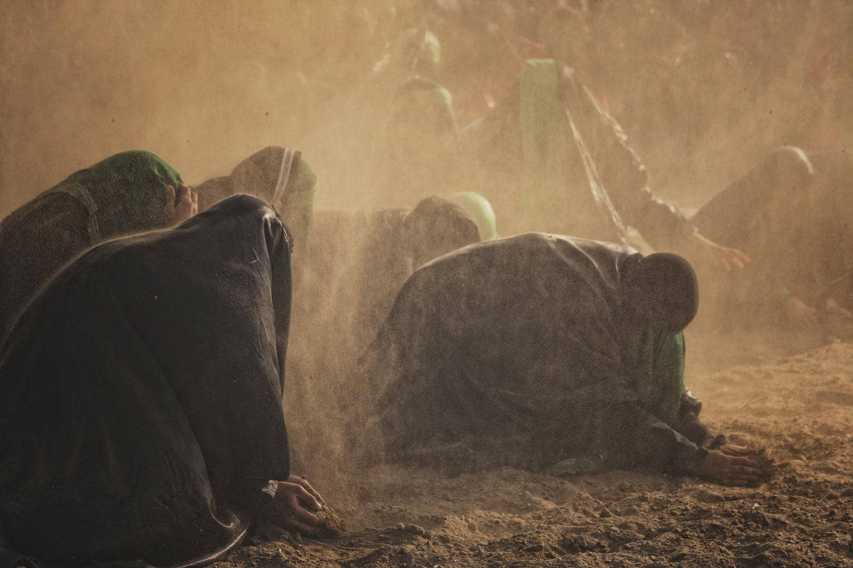 Mourning Imam Hussain Poster och Canvastavla