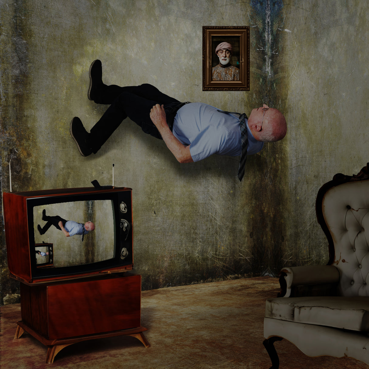 Up the Wall Poster och Canvastavla